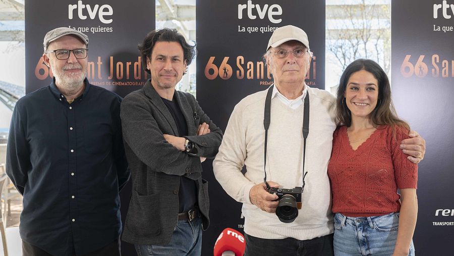 Juanjo Giménez, Rodrigo Cortes, Carlos Saura y Tamara Casellas