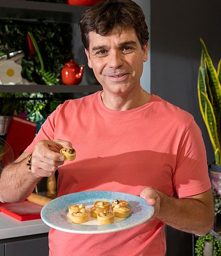 Receta de tartaletas rellenas de crema de avellana