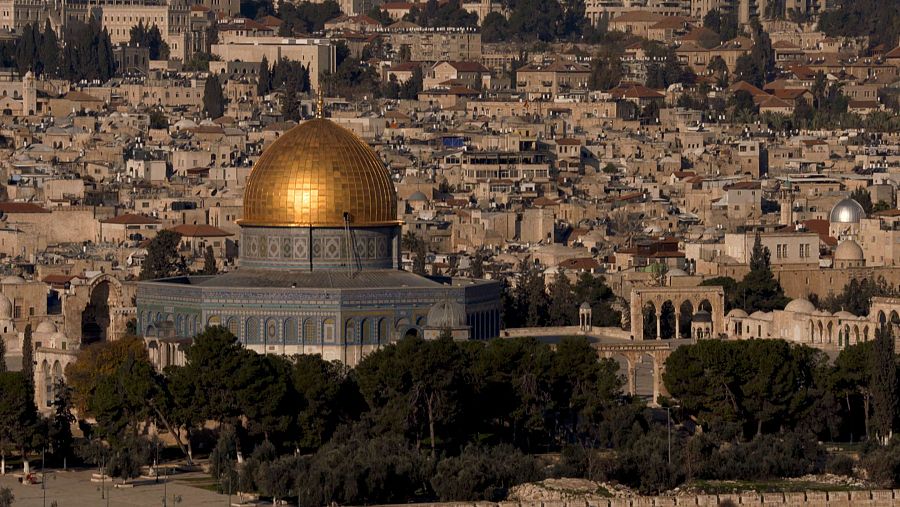 Imatge en primer pla del monument la Cúpula de la Roca a la ciutat de Jerusalem a 'Turisme rural al món'
