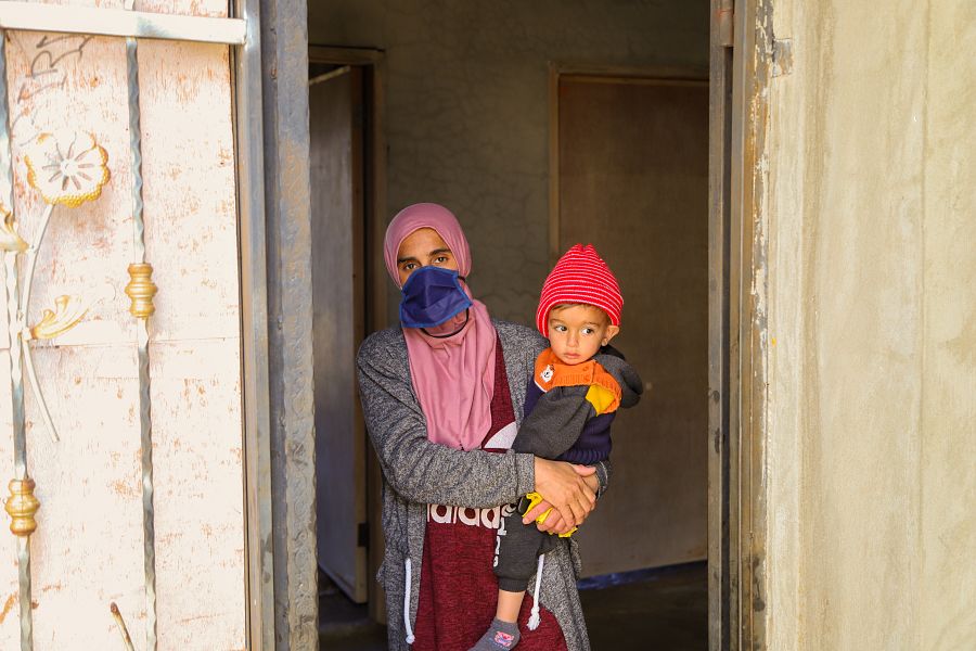 MSF vacuna niños en la región de Wadi Khaled