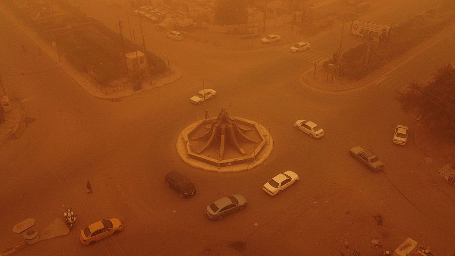 Tormenta de arena en Irak