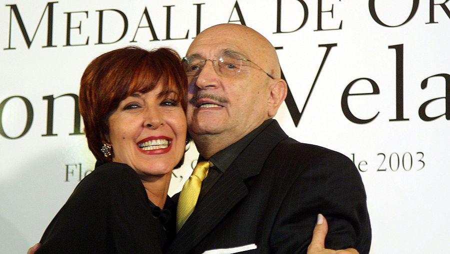 Tony Leblanc y Concha Velasco en 2002