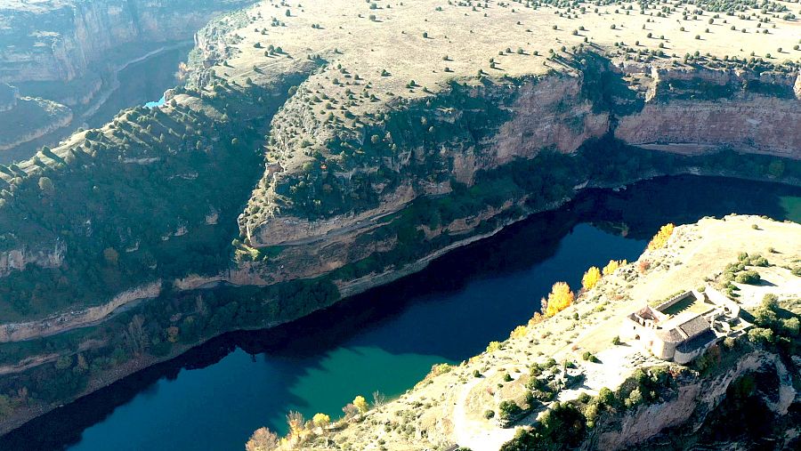 Uno de los meandros junto a la ermita de San Frutos