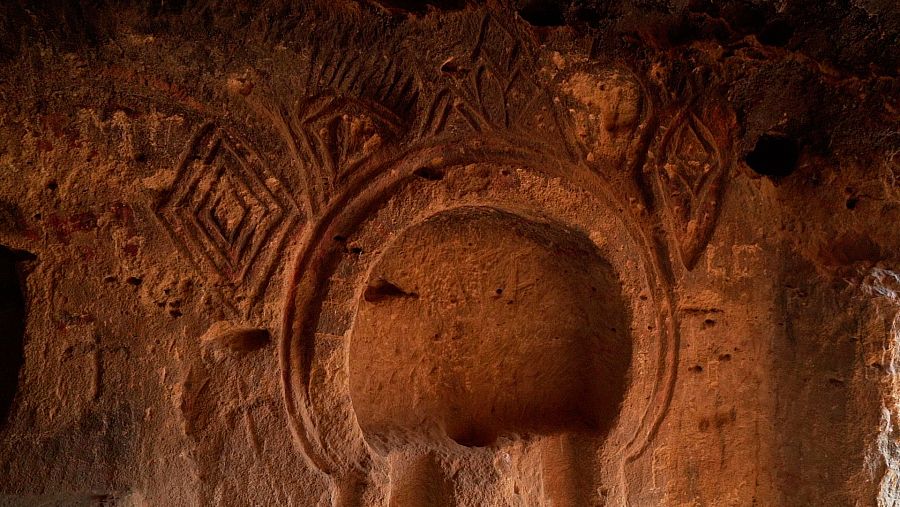Hornacina en el interior de la Cueva de los 7 Altares