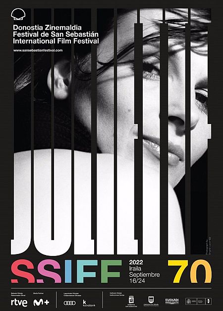 La actriz Juliette Binoche es la protagonista del cartel de la 70 edición del Festival de San Sebastián