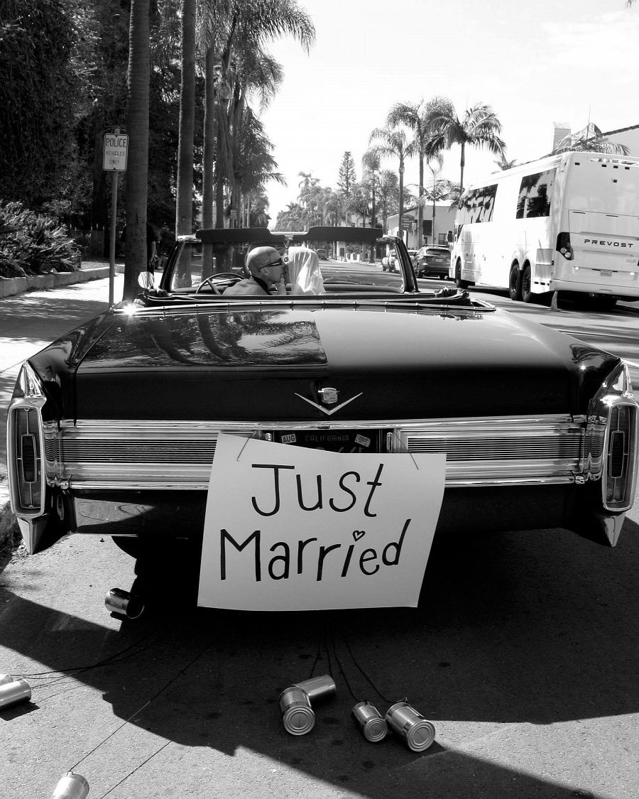 Foto de la boda de Kourtney Kardashian y Travis Barker