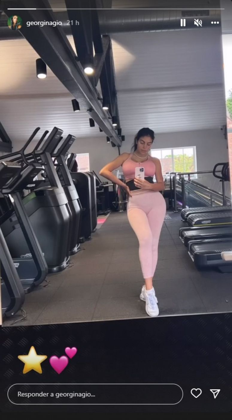 Georgina en el gimnasio