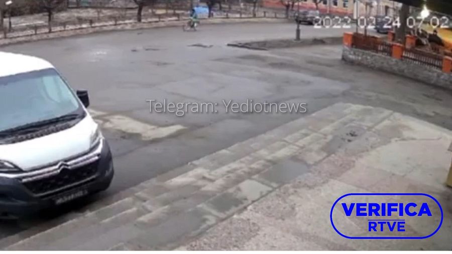 Cámara de seguridad Uman con el sello: VerificaRTVE