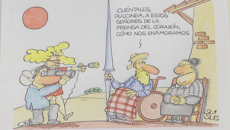 Viñeta del Museo del Humor Gráfico de El Toboso