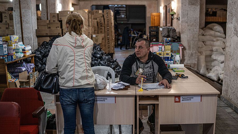 En el centro cultural de Krivi Rih siguen atendiendo a los desplazados internos del país