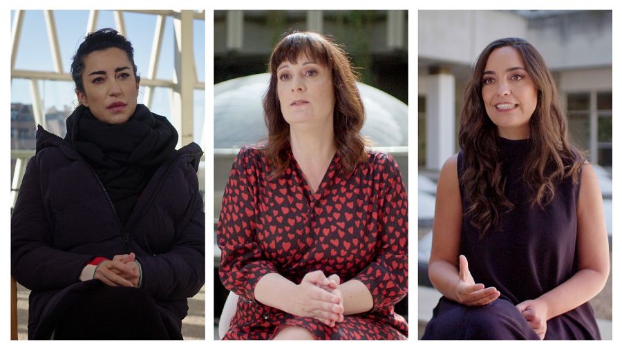 Lucía velasco, Gemma Galdón y Marta García Aller