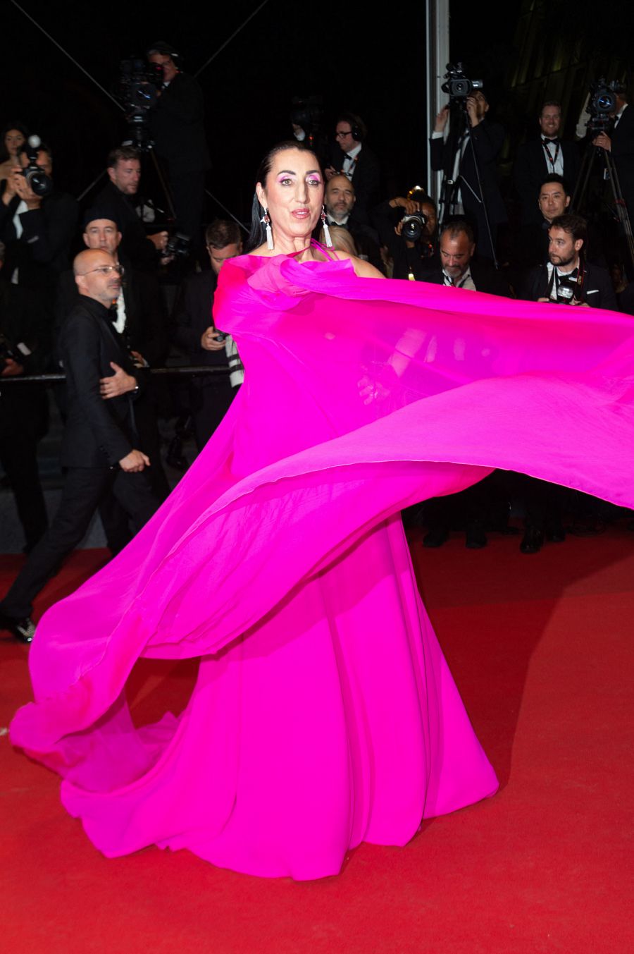 Rossy de Palma en el Festival de Cannes con vestido de Valentino