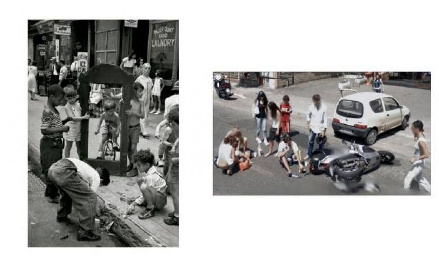 Helen Levitt. New York, ca. 1940. Colecciones Fundación MAPFRE