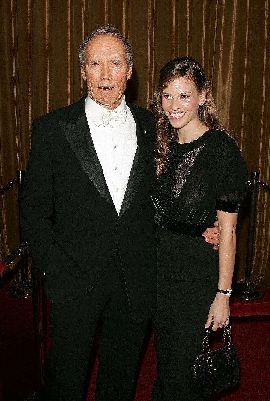 Clint Eastwood y Hilary Swank