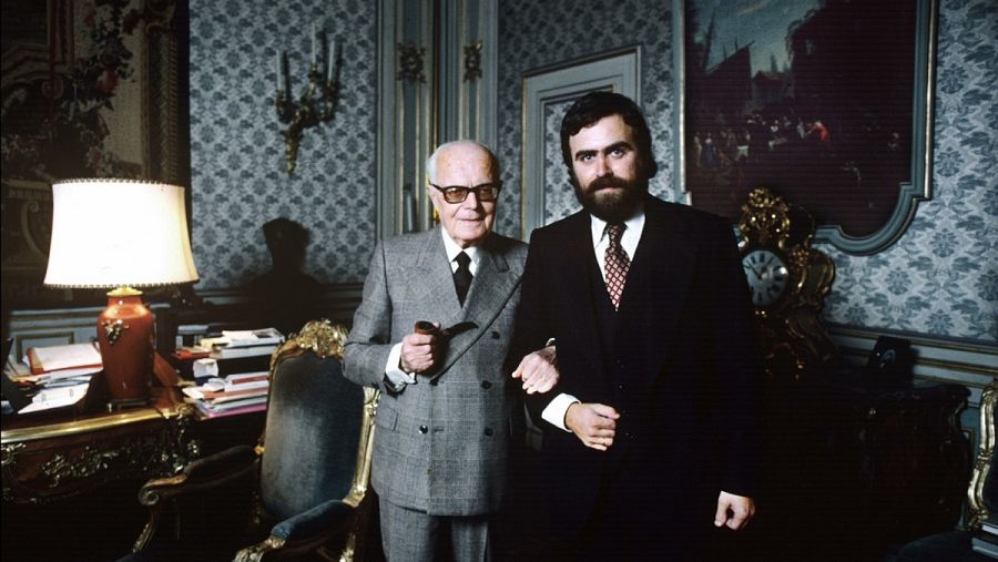 Sandro Pertini y Chema Conesa