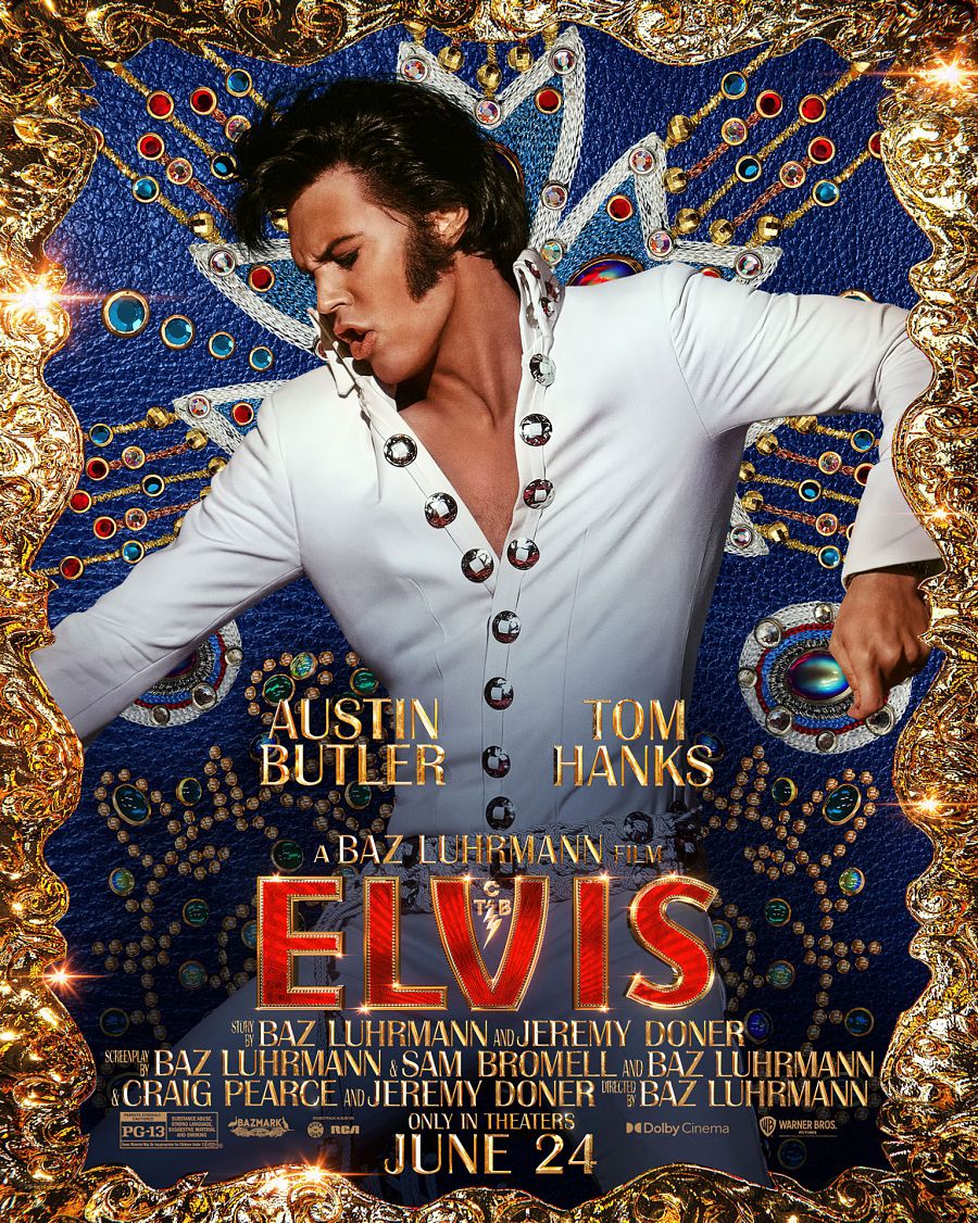 Poster de la película Elvis, protagonizada por Tom Hanks y Austin Butler. 