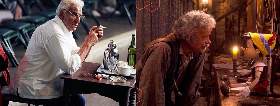 Bradley Cooper en 'Maestro' y Tom Hanks en 'Pinocho'