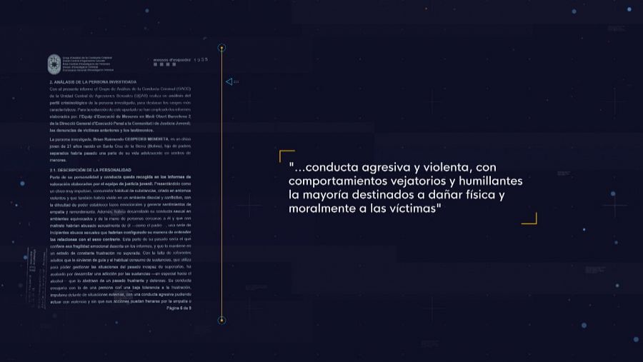 L'autor de la violació, segons l'escrit policial, 