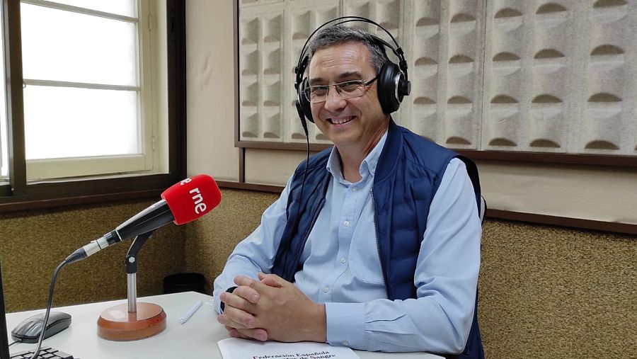 Pablo De Paz Molero, responsable de comunicación de la Federación Española de Donantes de Sangre