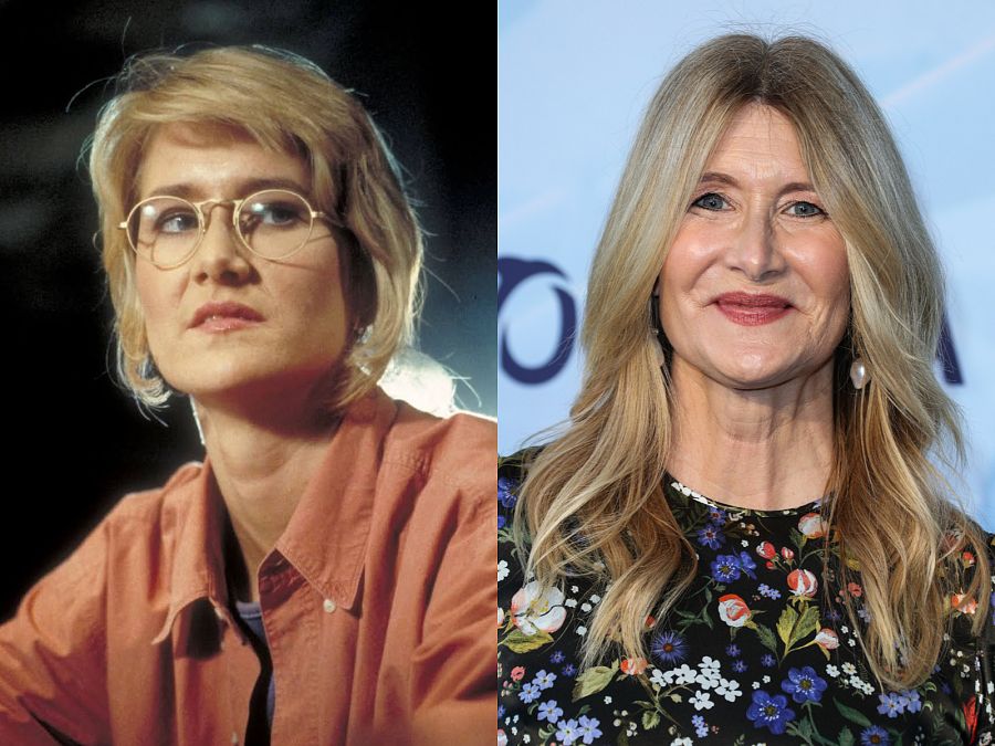 Antes y después de la actriz Laura Dern