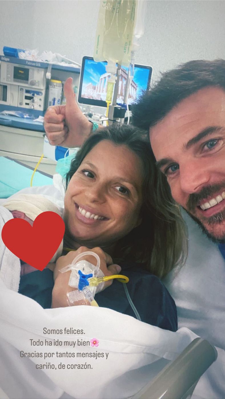 Núria Tomás da a luz a su segundo hijo, Eduardo