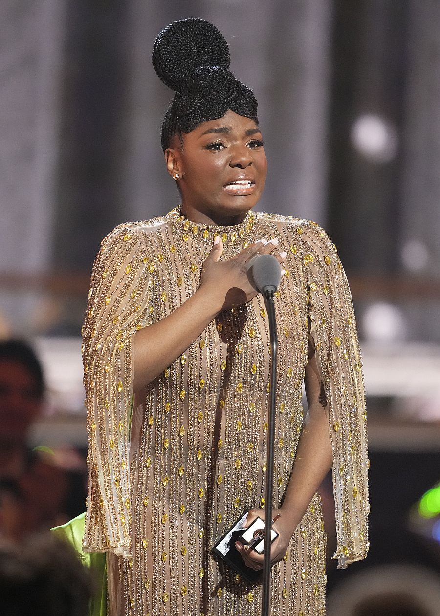 Joaquina Kalukango, mejor actriz de musical por Paradise Square.