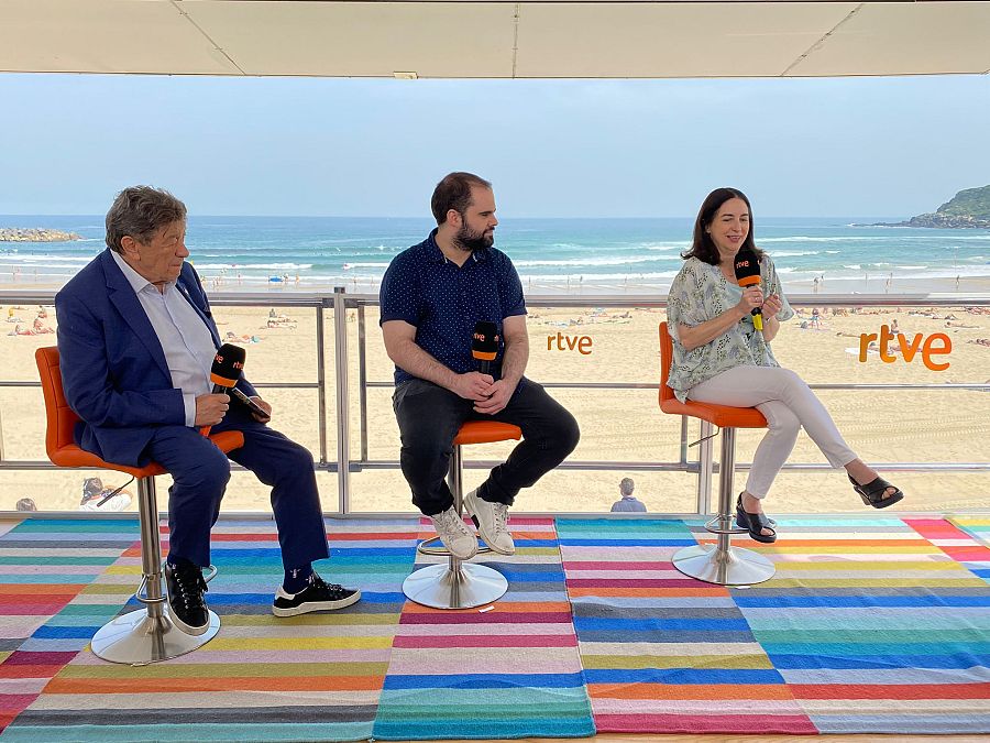 Luis Cepeda, Aitor Santamaría y Elena Arzak