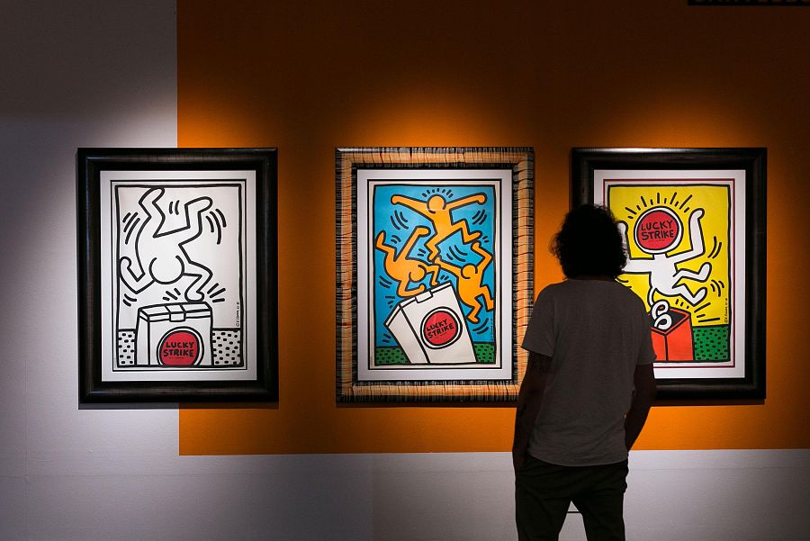 Campaña publicitaria de Lucky Strike, de Haring