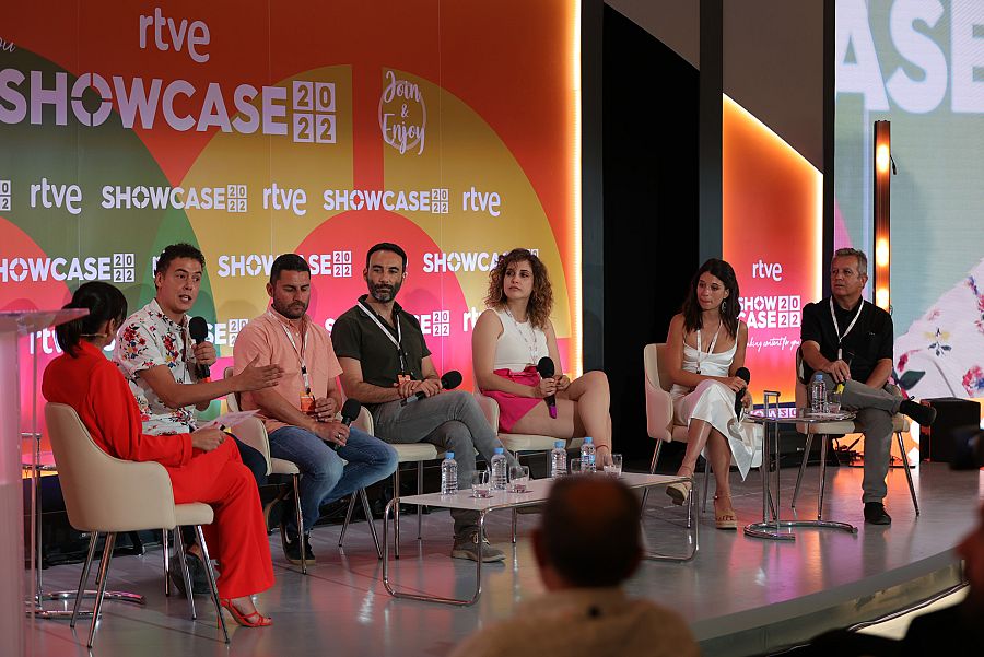 Panel dedicado a 'Dos vidas' en el III Showcase de RTVE