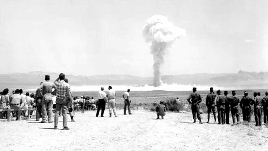 Las pruebas atómicas en EE.UU. de los 50 solían tener público