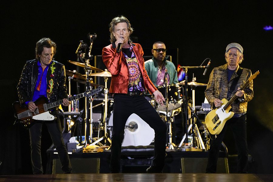 Mick Jagger, con la banda Rolling Stones, actuó en su Sixty Stones Europe 2022 tour en el Wanda Metropolitano en Madrid