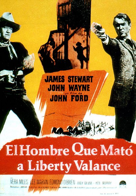  John Wayne y James Stewart, 'El hombre que mató a Liberty Valance'