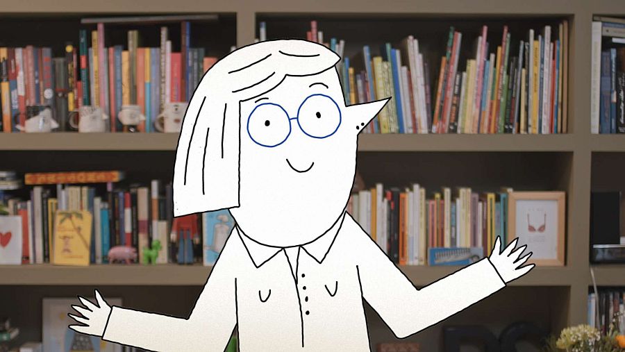 Animació de la presentadora Júlia Solans