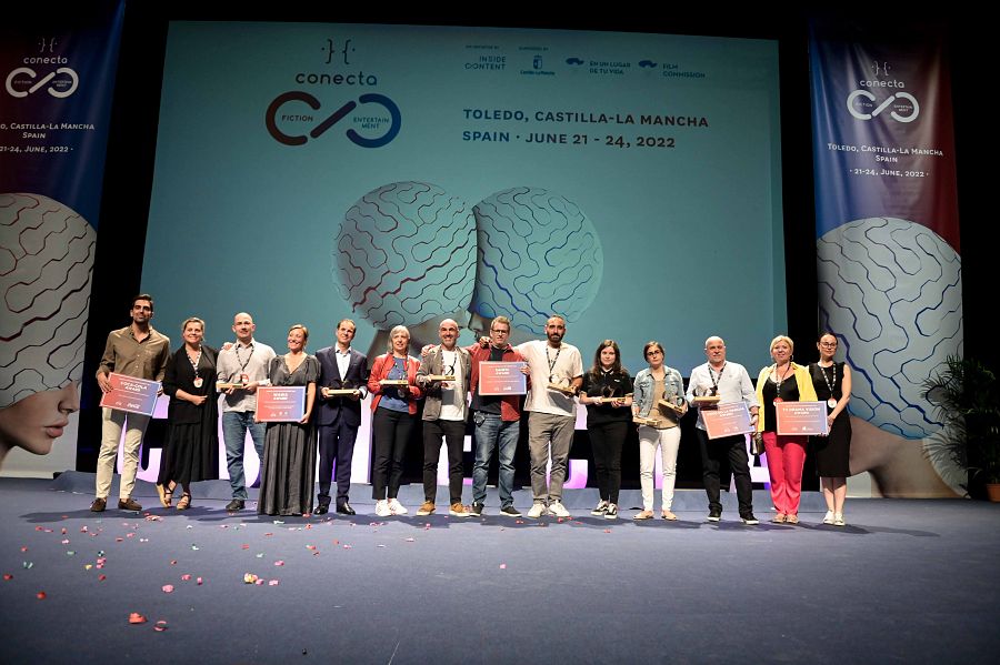 Foto familia Premios Conecta Fiction & Entertainment 2022