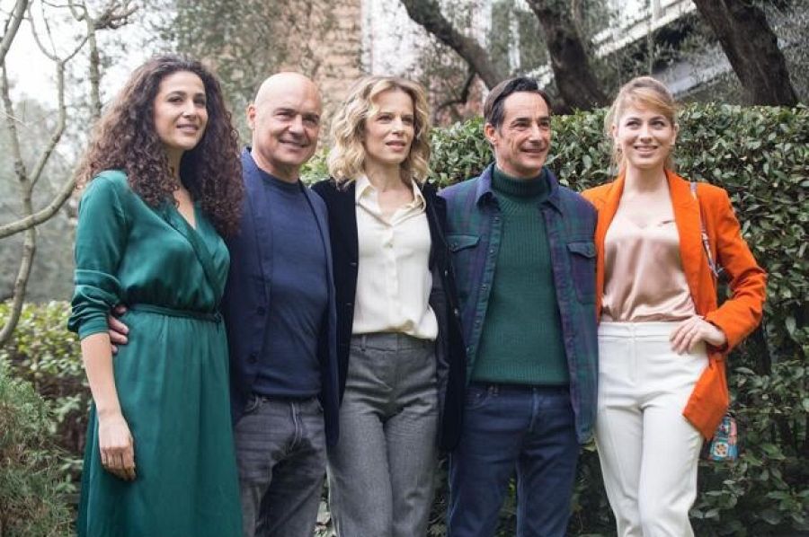 Algunos de los actores de El Comisario Montalbano