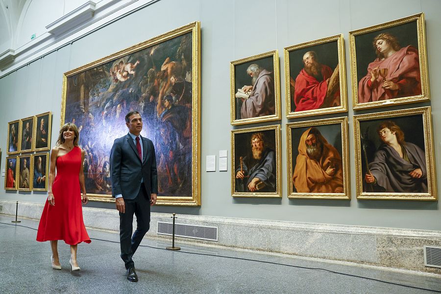 Pedro Sánchez ofrece una cena en el Museo del Prado