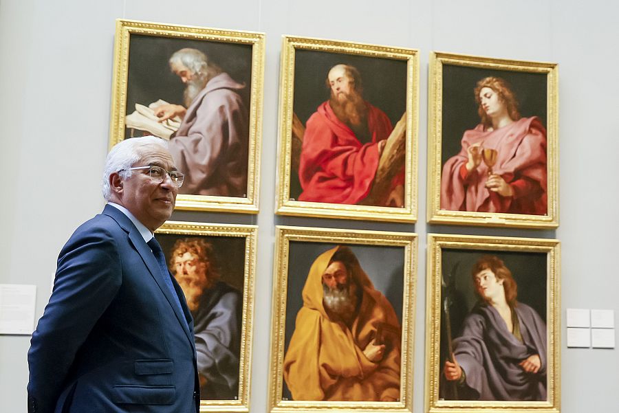 Cena de líderes en el Prado