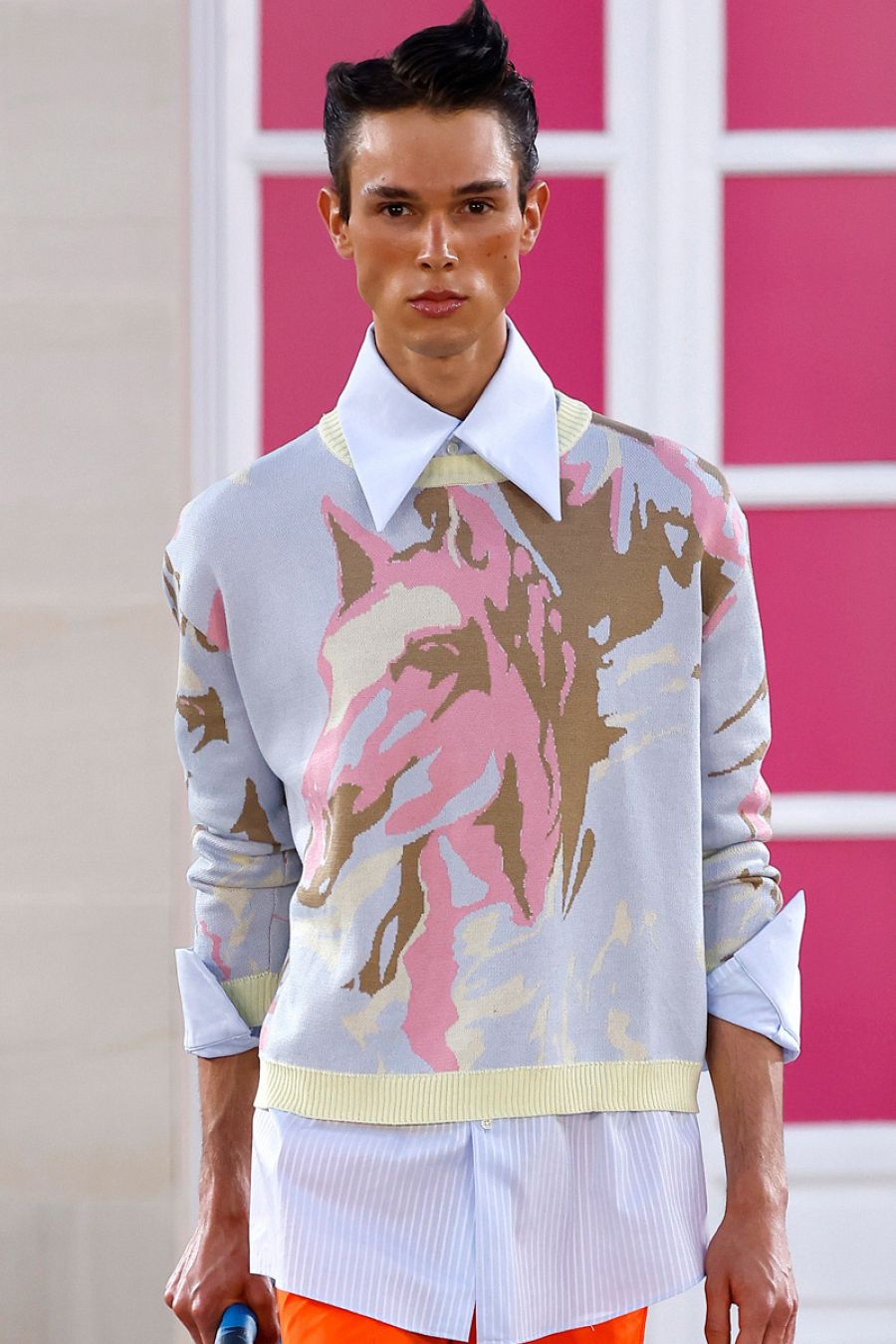 Louis Vuitton Paris moda masculina Primavera Verano modelo camisa