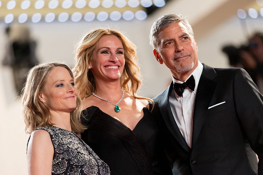 Jodie Foster, Julia Roberts y George Clooney