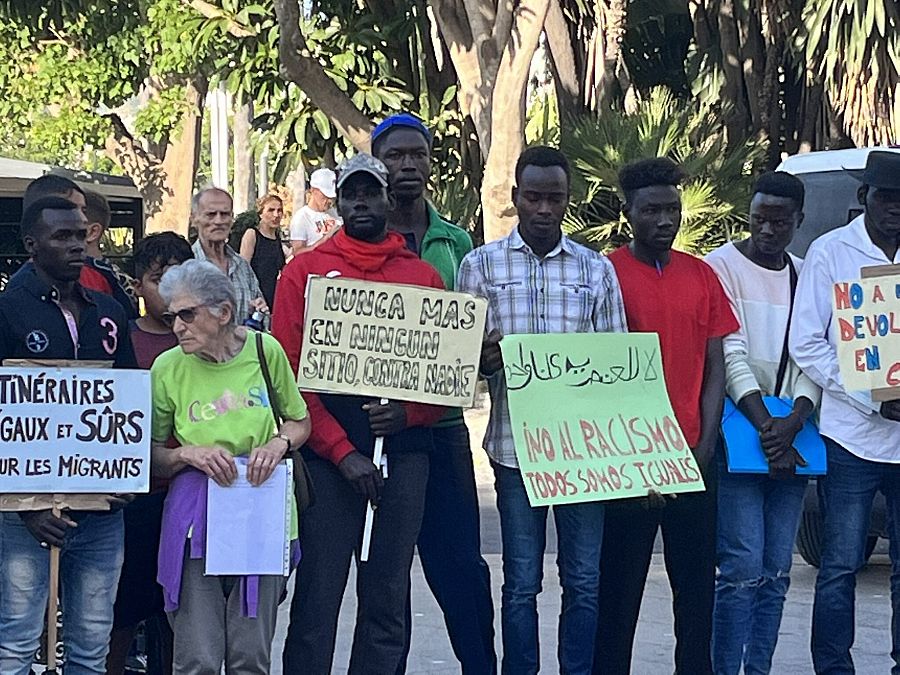 Concentración convocada en Ceuta contra las muertes en la frontera entre Melilla y Marruecos