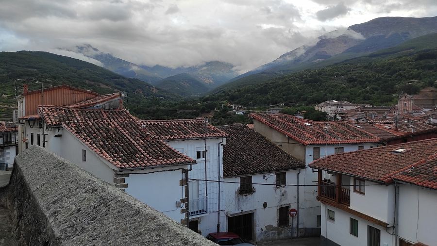 Panorámica de Hervás desde su iglesia