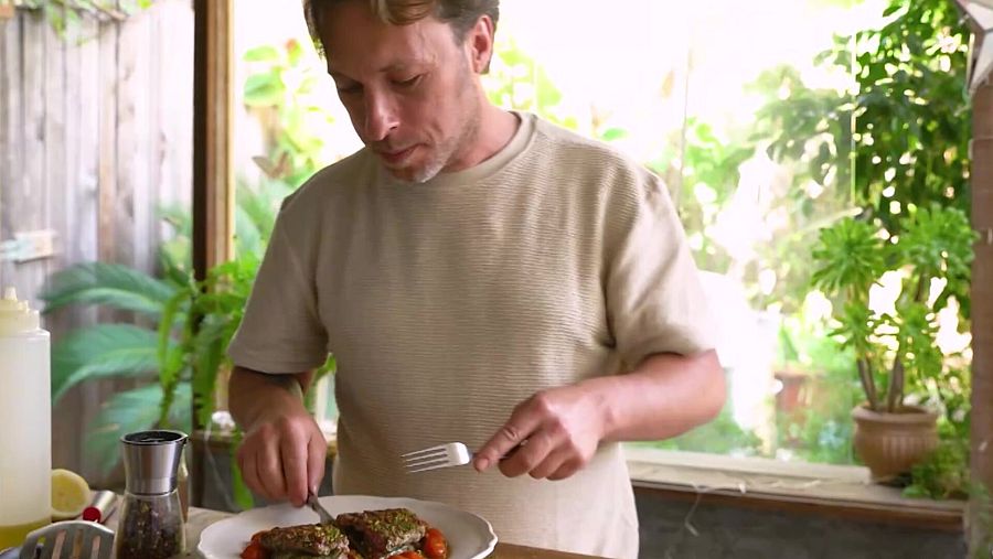 Receta de hamburguesa gamberra de Gipsy Chef