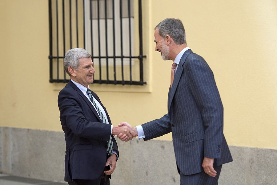 El Rey Felipe y José Manuel Pérez Tornero