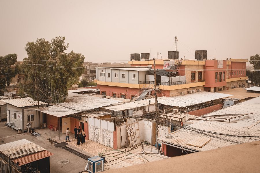 Hospital de Nablus, al oeste de Mosul