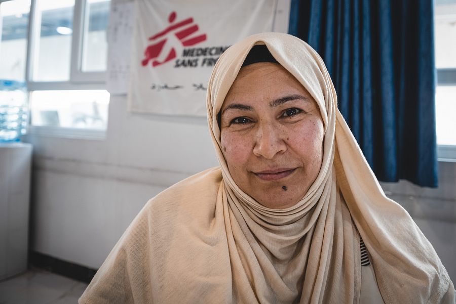 Hanan Arif, miembro del equipo de MSF en el hospital Al-Wahda, en el este de Mosul.