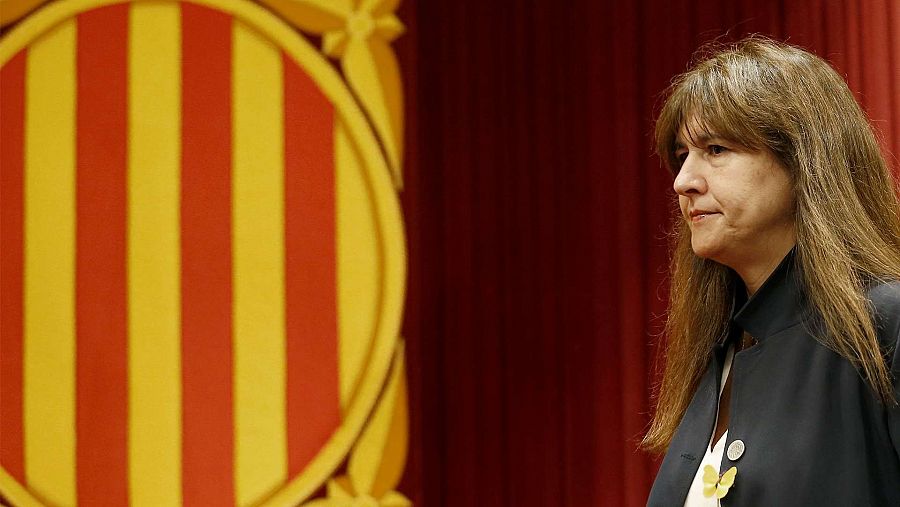 La presidenta del Parlament, Laura Borràs, assegura que no dimitirà