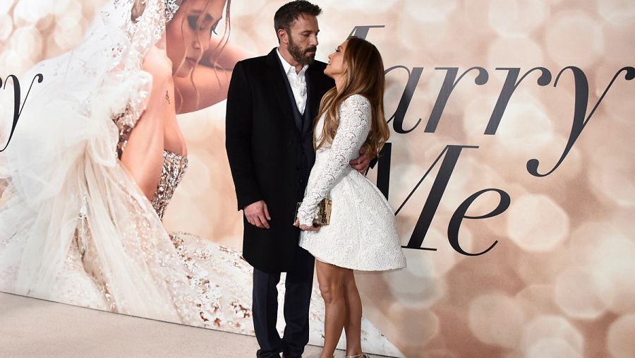  Ben Affleck y Jennifer López, juntos en un acto en Los Ángeles en febrero de este año.