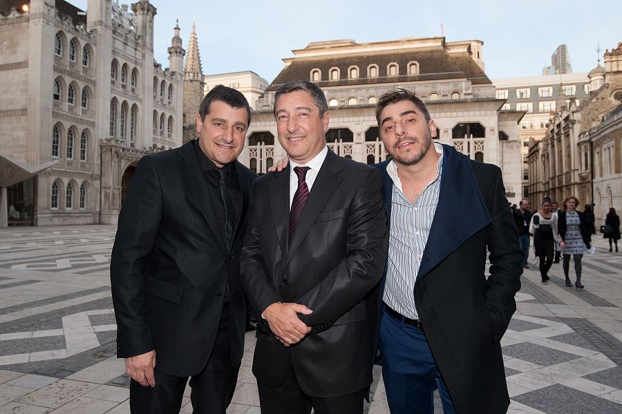 Los hermanos Josep, Joan y Jordi Roca
