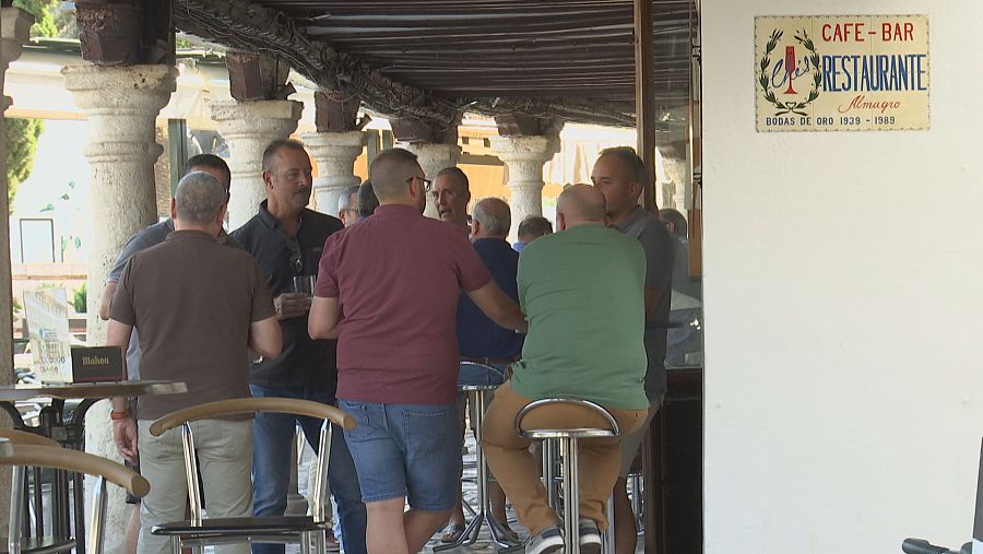 Ambiente en la Plaza Mayor de Almagro