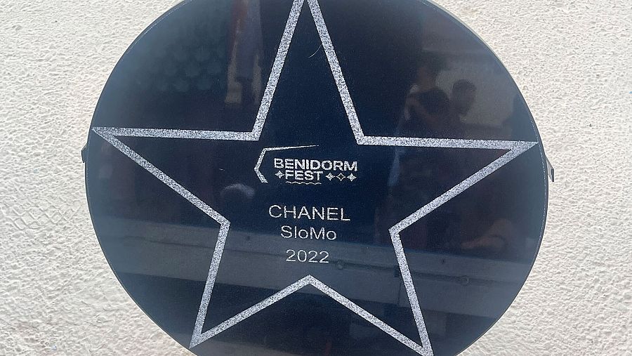 La estrella de Chanel en el Mirador de la Música de Benidorm